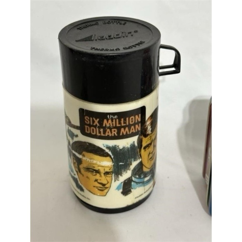 6 Million Dollar Man Thermos & Lone Ranger Lunch Box - Picture 3 of 4